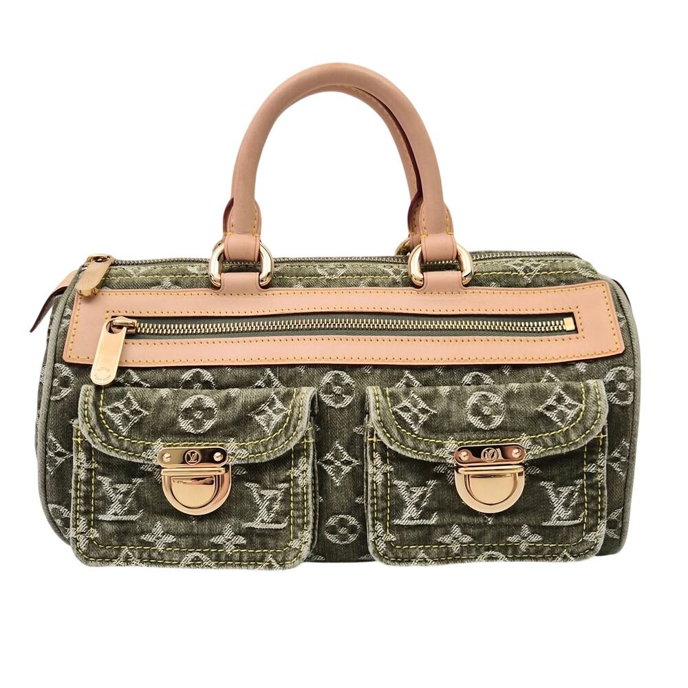 Louis Vuitton Monogram Denim Neo Speedy Green